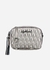 Bolsa Clássica Em Couro Metalizado Média - Titânio - Luiza Barcelos - comprar online
