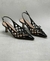 Scarpin Slingback Gina - Preto - Vicenza