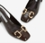Scarpin Slingback Couro Verniz - Marrom Florença - Jorge Bischoff - comprar online