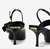 Scarpin Slingback Salto Fino Alto Couro Brilhoso - Preto - Jorge Bischoff - comprar online