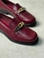 Loafer Salto Baixo Couro - Vinho Dark Cherry - Jorge Bischoff - ZAPATARIA SHOES