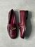 Loafer Salto Baixo Couro - Vinho Dark Cherry - Jorge Bischoff - loja online