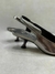 Scarpin Slingback Salto Space Couro Spechio - Metalizado Pewter - Carrano - comprar online