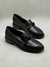 Loafer Knot Detail Couro - Preto - Carrano