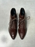 Bota Curto Couro - Vinho Dark Cherry - Jorge Bischoff - comprar online