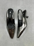 Scarpin Slingback Salto Space Couro Spechio - Metalizado Pewter - Carrano na internet