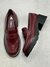 Loafer Studs Tratorado Couro - Vinho Mahogany - Carrano - comprar online