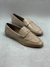 Loafer Costuras Icon Couro Verniz - Bege Bella - Carrano