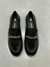 Loafer Chain Charm - Couro - Preto - comprar online