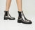 Bota Coturno Chelsea Tratorada Couro Spechio - Metalizado Pewter - Carrano - comprar online