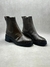 Bota Coturno Chelsea Tratorada Couro - Marrom Dark Brown - Carrano - comprar online
