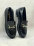Mocassim Preppy Couro - Preto - Luiza Barcelos - comprar online