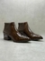 Bota Chelsea Cano Curto Verniz - Malbec - Luiza Barcelos