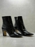 Bota Essential Salto Bloco Pilar Couro Verniz - Preto - Carrano