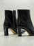 Bota Essential Salto Bloco Pilar Couro Verniz - Preto - Carrano na internet