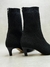 Bota Meia Salto Fino Knit - Preto - Carrano - comprar online