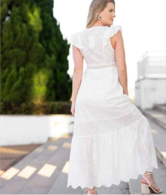 Vestido Laise Longo de Manga