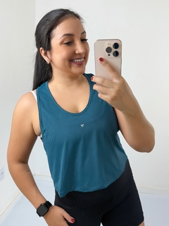 Regata Cropped Feminino Fitness Basic - TF Move