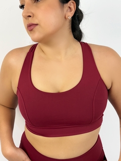 Top com Alças Cruzadas e Costas Abertas Basic - TF Move