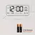 Image of Multifunctional digital clock with adjustable temperature and humidity
