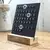 Image of Handmade acrylic calendar with wooden base