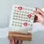 Image of Handmade acrylic calendar with wooden base
