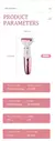 4 in 1 women's electric epilator