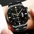 Image of Luxury Stainless Steel Men's Wrist Watch with Calendar