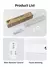 3 Colors LED Closet Night Light USB Rechargeable Dimmable Remote Control