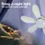 Ceiling fan with base and LED night lights - Offer Store Oficial 