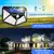Image of Solar Wall Light Outdoor Waterproof Garden Light Solar Powered