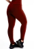 Calça Detalhe Cós Vermelho Legging Lisa | REF: LX314 - comprar online