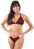 Biquini De Amarrar Rose Com Marsala Alcinha | REF: BK69