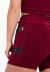 Short Fitness Cintura Alta Marsala com Elástico Racy REF: CLGA4 - bemijo