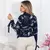 Camisa Transpassada Estampada