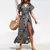 Maxi Vestido Floral Longo Chiffon - Ziara Fashion