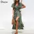 Maxi Vestido Floral Longo Chiffon