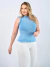 Blusa Feminina Moda Tricot Babado na Manga (ANGELINA)