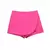 Saia Short Vintage Cintura Alta Ziper Lateral Trza - Ziara Fashion