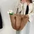 Bolsa de ombro feminina grande palha na internet