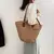 Bolsa de ombro feminina grande palha