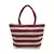 Kit Bolsa de Praia e Viseira Listrada - comprar online