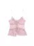 Regata semi-transparente com babados Trza