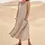Vestido longo oversized coton mooclound