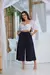 Calça Pantacourt Linho - comprar online