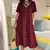 Imagem do Vestido midi com botões frontais Mooclound