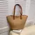 Bolsa de ombro feminina grande palha