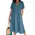 Vestido midi com botões frontais Mooclound