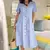 Vestido midi com botões frontais Mooclound na internet