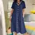 Vestido midi com botões frontais Mooclound